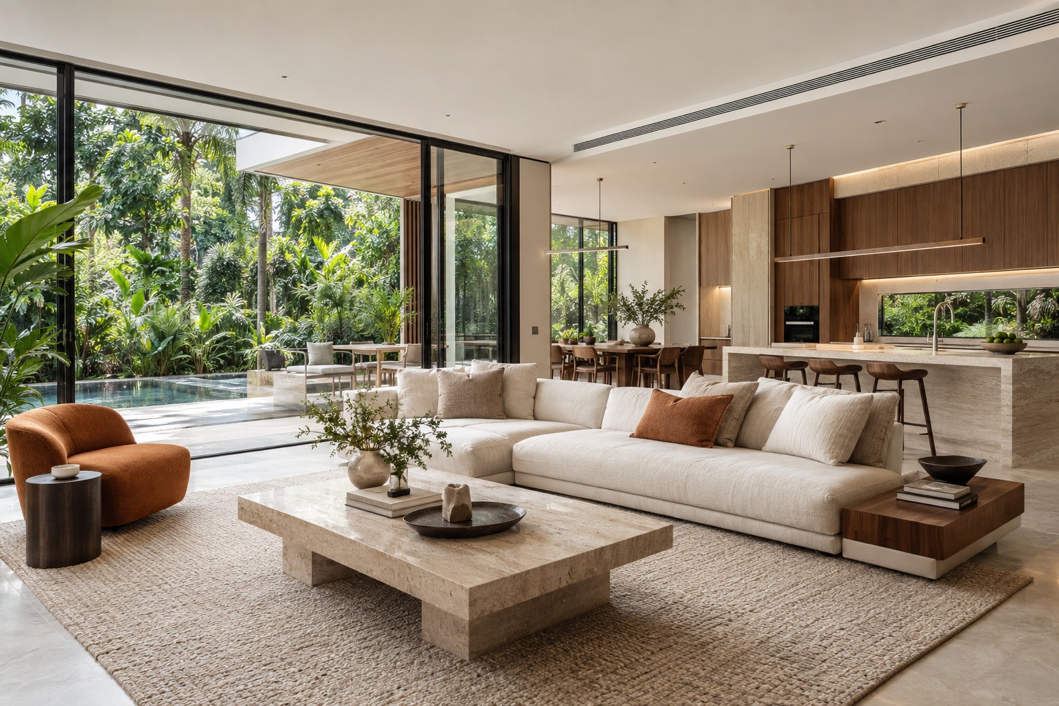 A bright contemporary home